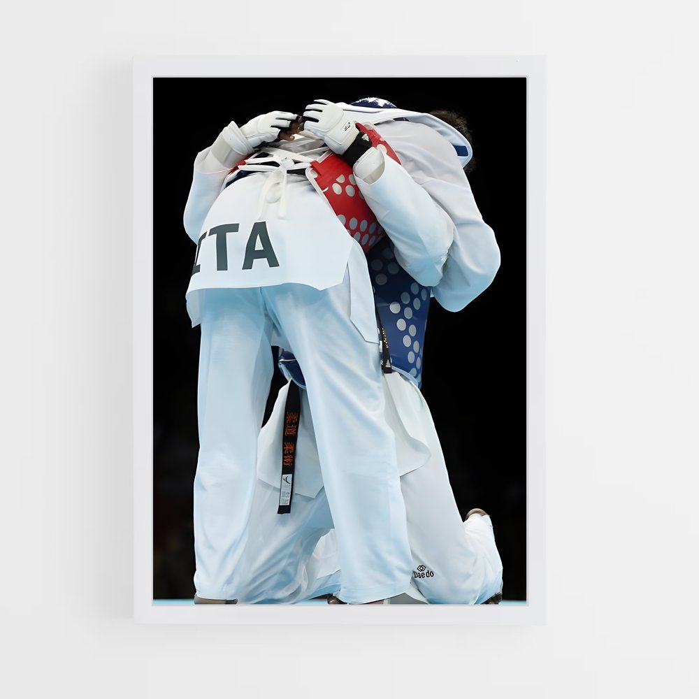 Poster Anthony obame – affiche Taekwondo (vue 3)